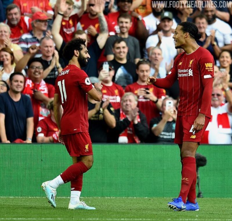 Virgil van Dijk Ditches White Part Of Liverpool Socks Footy